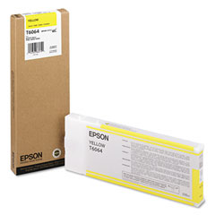 T606400 - EPSON T606400 220ml YELLOW UltraChrome K3 Cartridge EPSON Stylus Pro 4880